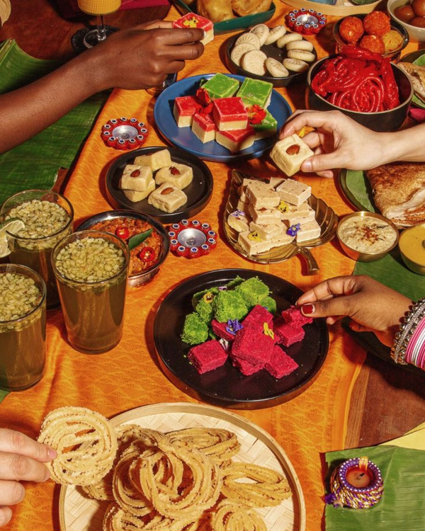 Complex food enters